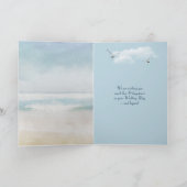 Invitation vue sur l'océan et mariage sur la plage (Intérieur)