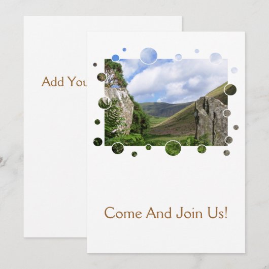 INVITATION VUES DES ALLES (Devant / Derrière)