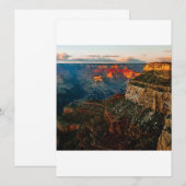 INVITATION VUES ET VUES DU GRAND CANYON (Devant / Derrière)