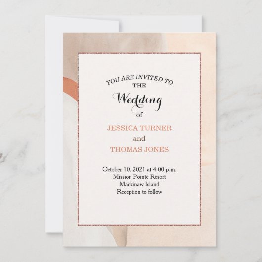 Invitation Wabi Sabi (Devant)