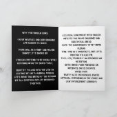 Invitation Waffle Thème satirique Anniversaire Bash (Intérieur)