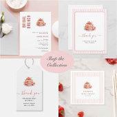 Invitation Waffles moderne Bridal Brunch Douche