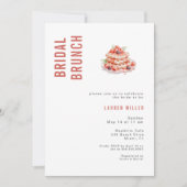 Invitation Waffles moderne Bridal Brunch Douche (Devant)