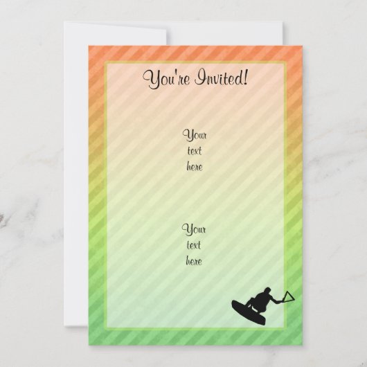 Invitation Wakeboard (Devant)