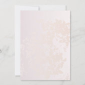 Invitation Walima de luxe | Hydrangée aquarelle (Dos)