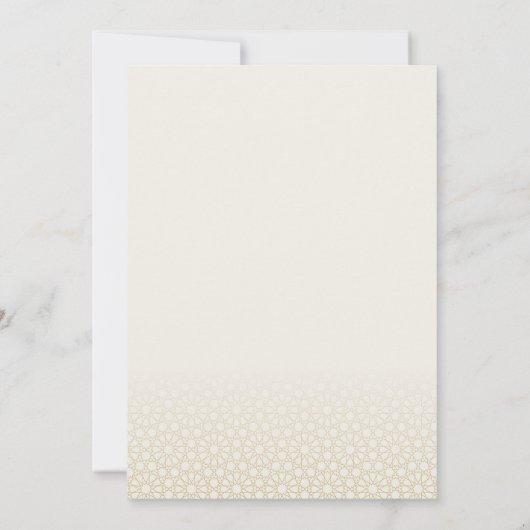 Invitation Walima - Turquoise & Turquoise (Dos)