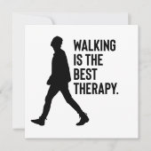 Invitation Walking is the Best Therapy Quote (Devant)