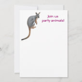 Invitation Wallaby Party (Dos)