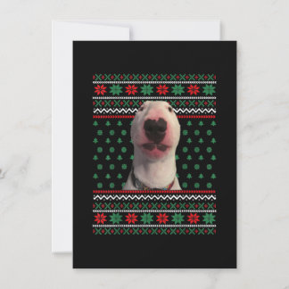 Invitation Walter Dog mème de Noël laid Sweater Noël Noël Noë