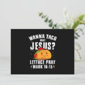 Invitation Wanna Taco Bout Jesus Cinco de Mayo Christian (Debout devant)