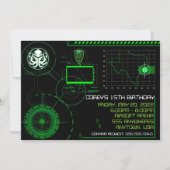 Invitation War Military Airsoft 5x7 (Devant)