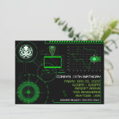 Invitation War Military Airsoft 5x7 (Debout devant)