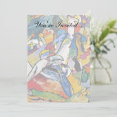 Invitation Wassily Kandinsky - Composition II Art Abstrait (Debout devant)