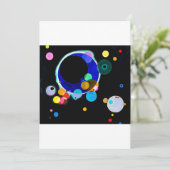 Invitation Wassily Kandinsky - Plusieurs cercles (Debout devant)