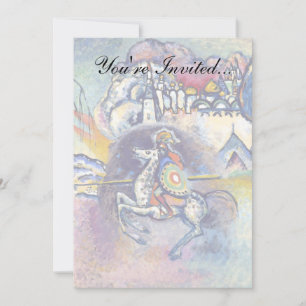 Invitation Wassily Kandinsky - Saint Georges & Les Cavaliers
