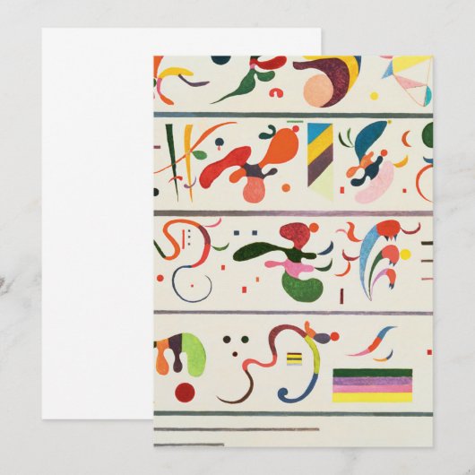 Invitation Wassily Kandinsky - Succession (Devant / Derrière)