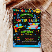 Invitation Water Bash Summer Boy Fête d'anniversaire