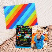 Invitation Water Bash Summer Boy Photo de fête d'anniversaire