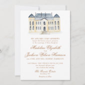 Invitation Watercolor Anglais Manor Mariage (Devant)