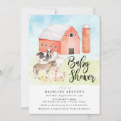 Invitation Watercolor | Baby Shower (Devant)