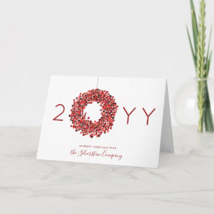 Invitation Watercolor Berries Christmas Holiday Corporate Inv