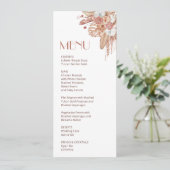 Invitation Watercolor Boho Floral    (Debout devant)