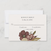 Invitation Watercolor Boho Neutral Wedding RSVP (Dos)