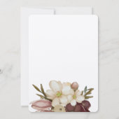 Invitation Watercolor Boho Rose & Neutral Wedding (Dos)