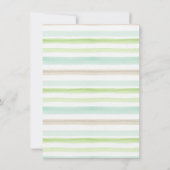 Invitation watercolor bow under the sea baby shower (Dos)