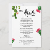 Invitation Watercolor Cactus Fiesta Bachelorette (Dos)