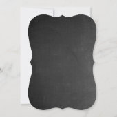 Invitation Watercolor Chalkboard Girls 1st Birthday Invitatio (Dos)