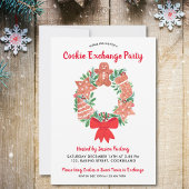 Invitation Watercolor Christmas Cookie Exchange Party