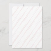 Invitation Watercolor Christmas Holiday Fête de Noël (Dos)