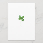 Invitation Watercolor Clover Meadow Baby Shower (Dos)