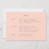 Invitation Watercolor Cocktail Minimal Bachelorette Week-end (Dos)