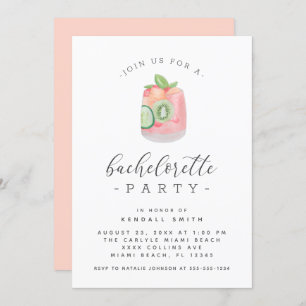 Invitation Watercolor Cocktail Minimalist