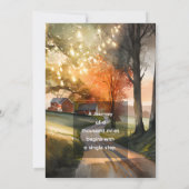 Invitation Watercolor Country Road (Dos)