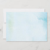 Invitation Watercolor Cute Dinosaur Boy Baby shower Photo (Dos)