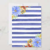 Invitation Watercolor Cute Floral Circus Carnaval Anniversair (Dos)