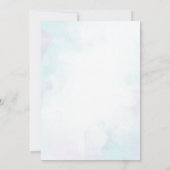 Invitation Watercolor Cute Kitty Chat Baby shower Party (Dos)