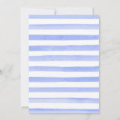 Invitation Watercolor Daisies and Blue Flowers Baby Shower (Dos)