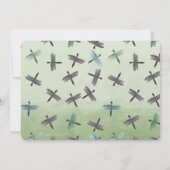 Invitation Watercolor Dragonflies baby (Dos)