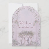 Invitation Watercolor Elegant Garden Wedding (Dos)