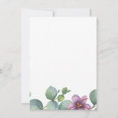 Invitation Watercolor Eucalyptus 2025 Graduation Party (Dos)