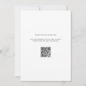 Invitation Watercolor Floral Anchor Nautical QR Code Wedding (Dos)