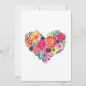 Invitation Watercolor Floral Fiesta Graduation Party (Dos)