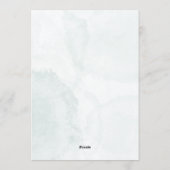 Invitation Watercolor floral leaves bridal shower (Dos)