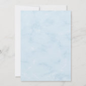 Invitation Watercolor Floral Photo Service funéraire (Dos)