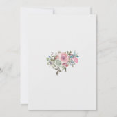 Invitation Watercolor Florals Wedding (Dos)