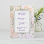 Invitation watercolor florwal Mariage Vow Renewal (Debout devant)